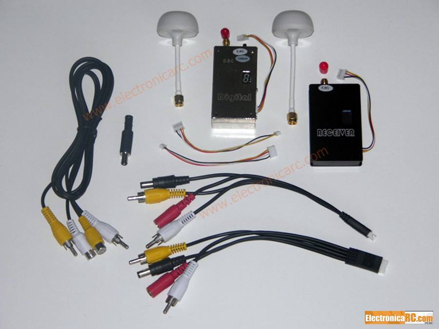 Partom 5.8 Ghz Set Profesional FPV  <b>1200mW</b> 9Ch (Tx, Rx, A